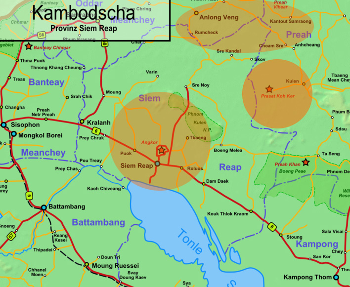 Preah Vihear Map